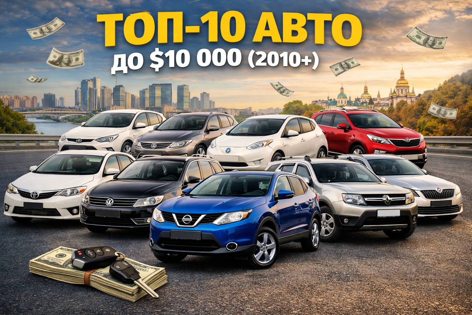 Top 10 jazdených áut do $10 000 na Ukrajine a v Európe