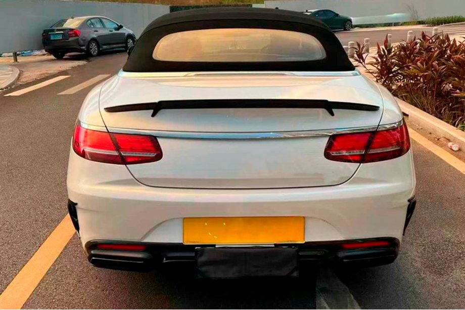 Mercedes S-class C217 Coupé 2014–2020 Spojler V2 (kabriolet, karbón) Image