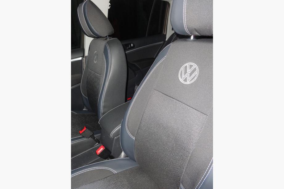 Volkswagen Tiguan 2007–2016 Poťahy na autosedadlá (ekokoža↗látka, Premium) Fotografia 20