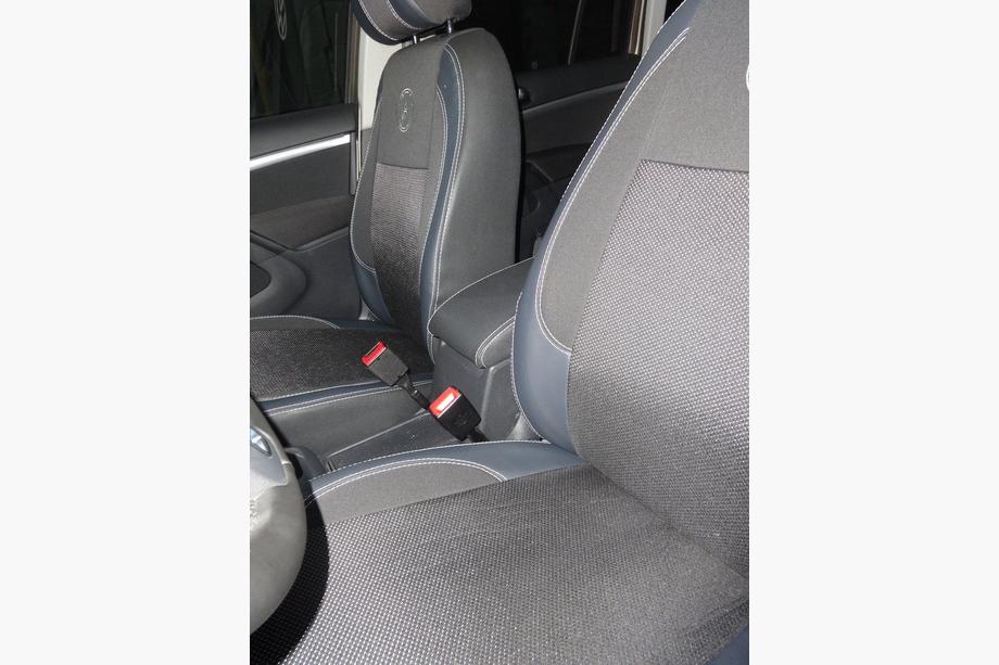 Volkswagen Tiguan 2007–2016 Poťahy na autosedadlá (ekokoža↗látka, Premium) Fotografia 21
