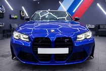 BMW 3. rad G20/G21 2018– Predný nárazník dizajn M3 G80 (pre 2018-2022) fotografia 3