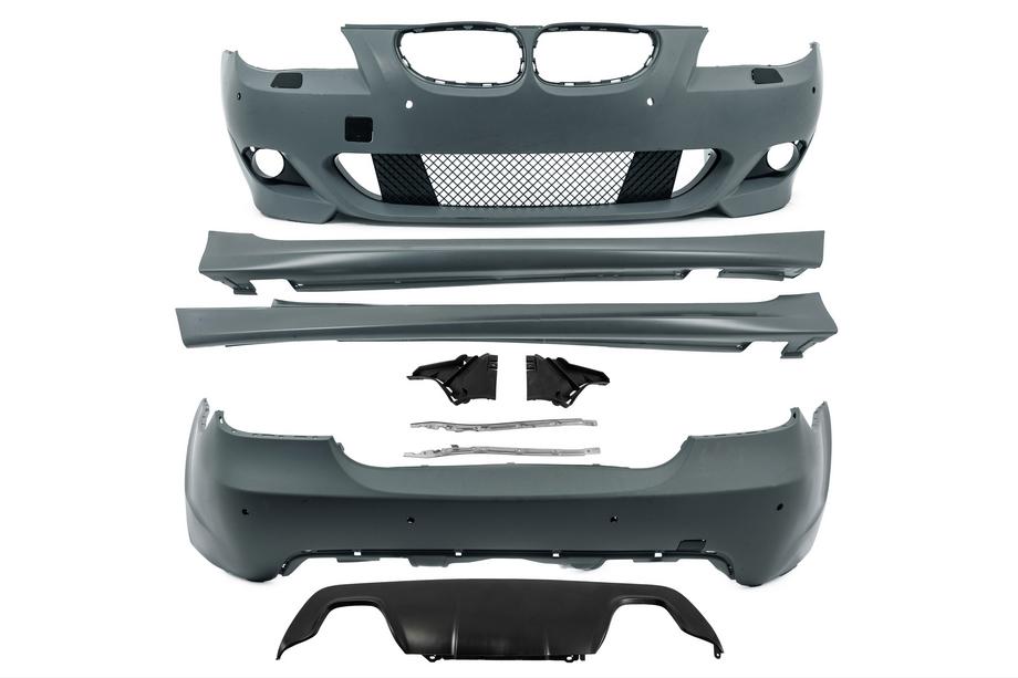 BMW 5. rad E60/E61 2003–2010 M-Sport bodykit (pre E60) Dvojitý výfuk (na obe strany) Fotografia 2