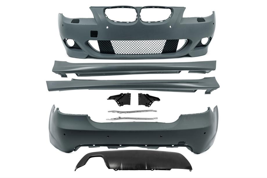 BMW 5. rad E60/E61 2003–2010 M-Sport bodykit (pre E60) Dvojitý výfuk (na obe strany) Fotografia 3
