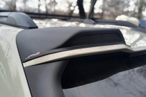 Dacia Duster 2024– Kryty na spojler EuroCap (2 ks, matná čierna) fotografia 2