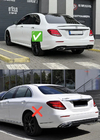 Mercedes Trieda E W213 2016–2023 Zadné lapače nečistôt Premium pre AMG-Line, AMG (4 ks) fotografia 2