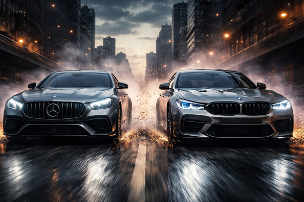 Mercedes či BMW: bitka titanov