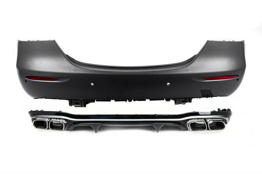 Mercedes Trieda E W213 2016–2023 AMG E63 zadný nárazník kompletný (pre 2020-2024) Fotografia 1