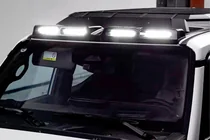 Toyota Land Cruiser Prado 250 2023– Clona čelného skla s LED (Čierna) fotografia 1