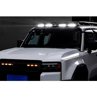 Clona čelného skla s LED (Čierna) Toyota Land Cruiser Prado 250 2023– fotografia 2