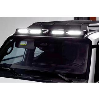 Clona čelného skla s LED (Čierna) Toyota Land Cruiser Prado 250 2023– fotografia 1