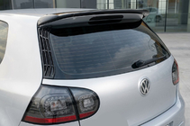 Volkswagen Golf 5 2003–2009 Spojler DPT (HB, čierny vysoký lesk) fotografia 1