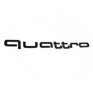 Emblém Quattro Black fotografia 1