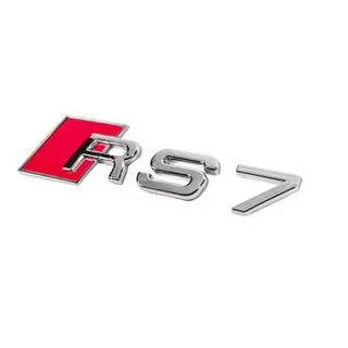 Nápis RS7 fotografia 2