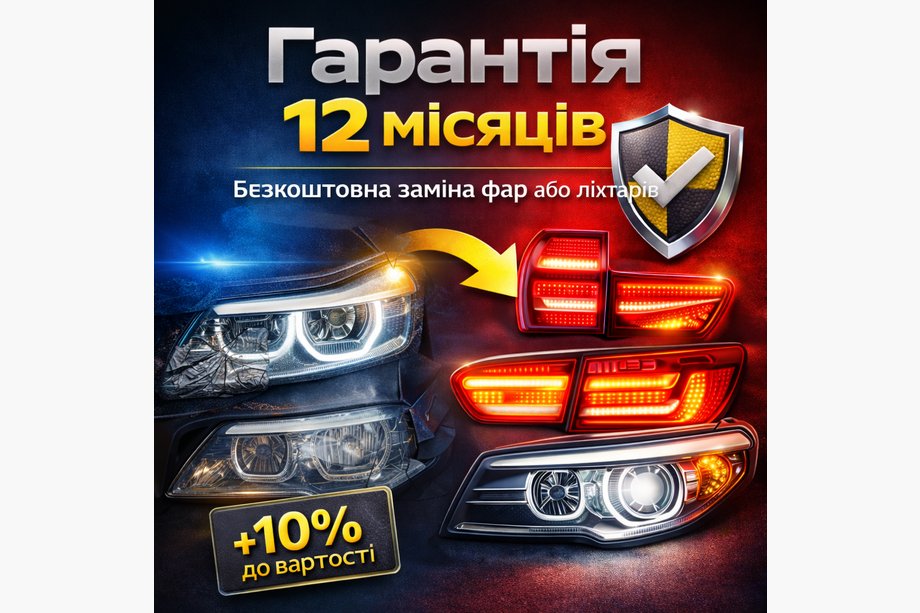 Rozšírená záruka na predné svetlomety a zadné svetlá Image