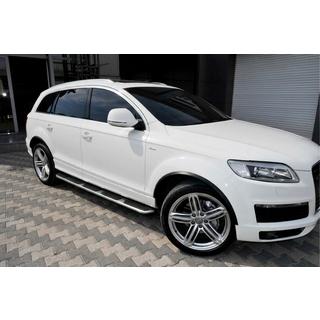 OEM bočné nášľapy (bez úchytov, 2 ks, hliník) Audi Q5 2008–2017 fotografia 1