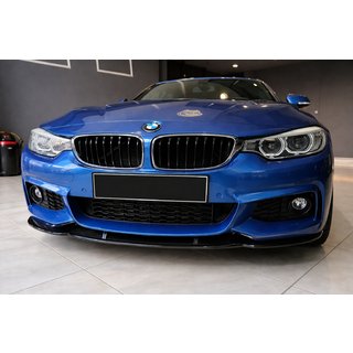 Lip spojler predného nárazníka Lip EuroCap (pre M-Sport, 2014-2017, lesklá čierna) BMW 4 séria F32/F33/F36 2012–2020 fotografia 1
