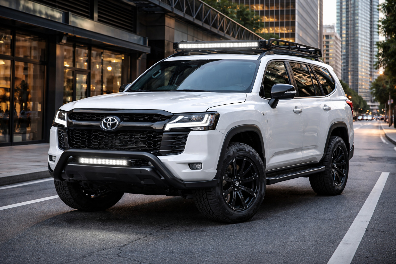 Štartovací upgrade Toyota Land Cruiser 300 do mesta bez gýča