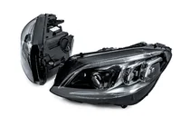 Mercedes C-class W205 2014–2021 Predné svetlomety s modulmi Full LED (pre HALOGEN, 2 ks) fotografia 2