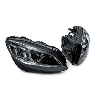 Predné svetlomety Full LED (pre halogén, 2 ks) Mercedes C-сlass W205 2014–2021 fotografia 3