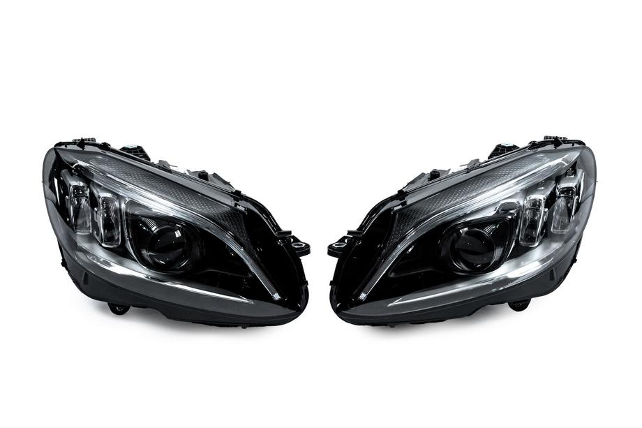 Mercedes C-class W205 2014–2021 Predné svetlomety s modulmi Full LED (pre LED, 2 ks) Fotografia 1
