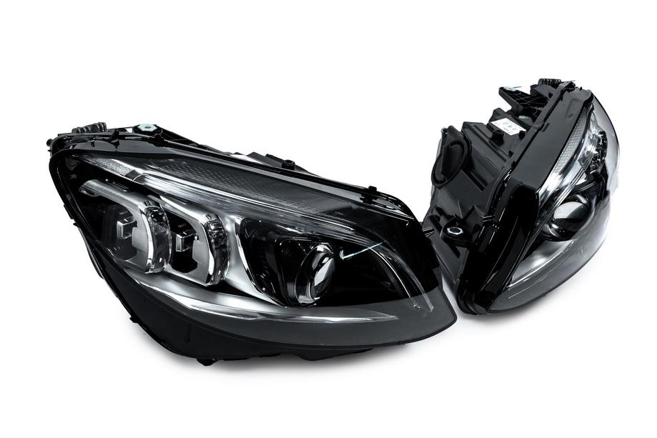 Mercedes C-class W205 2014–2021 Predné svetlomety s modulmi Full LED (pre LED, 2 ks) Fotografia 4