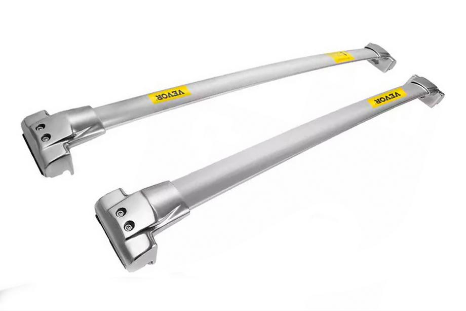 Toyota Land Cruiser 200 2007–2021 Strešný nosič (priečniky) na OEM strešné lyžiny (2 ks) Sivá Fotografia 9