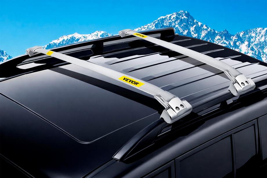 Toyota Land Cruiser 200 2007–2021 Strešný nosič (priečniky) na OEM strešné lyžiny (2 ks) Sivá Fotografia 11