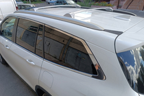 Acura MDX 2013–2020 Strešný nosič (priečniky) na integrované lyžiny OEM (2 ks) fotografia 7