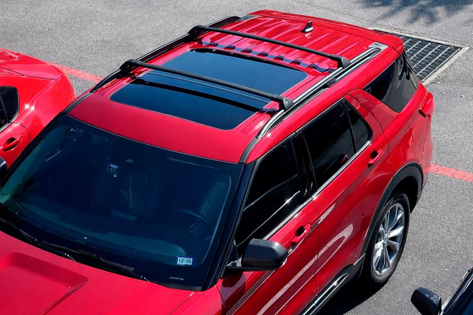 Ford Explorer 2019– Strešné priečniky na integrované pozdĺžne lyžiny OEM (2019-2023, 2 ks) Image