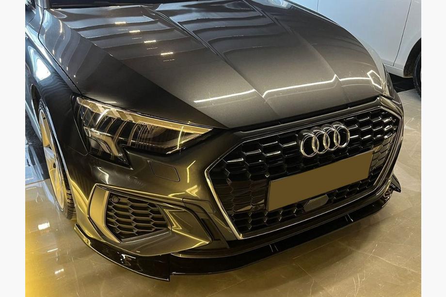 Audi A3 2020– Predný lip spojler EuroCap (Pre S-line, 2020-2024, ABS) Image