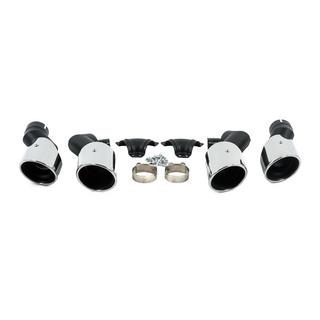 Koncovky výfuku V2 Silver v štýle X6M F96 BMW X6 G06 2019–2027 fotografia 1