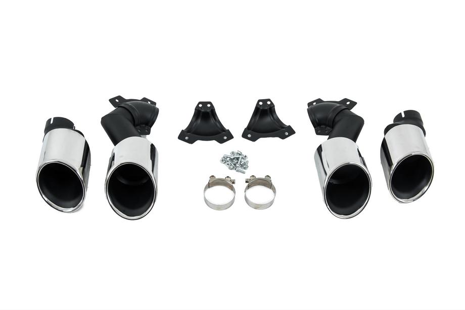 BMW X6 G06 2019–2027 Koncovky výfuku V2 Silver v štýle X6M F96 Fotografia 6