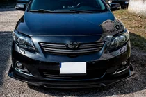 Toyota Camry 2006–2011 Predný lip spojler nárazníka Niken Black (ABS) fotografia 1
