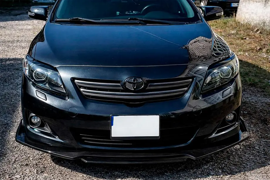 Toyota Camry 2006–2011 Predný lip spojler nárazníka Niken Black (ABS) Image