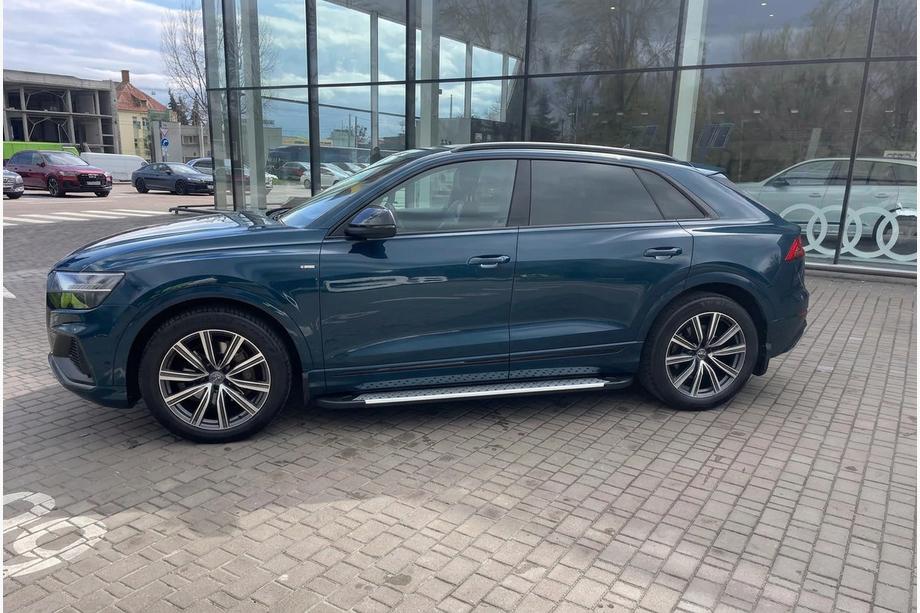 Audi Q8 2018– Bočné nášľapy Allmond Grey (2 ks, hliník) Image