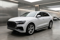 Audi Q8 2018– Bočné nášľapy Maya V2 (2 ks, hliník) fotografia 1