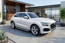 Audi Q8 2018– Bočné nášľapy Fullmond (2 ks, hliník) fotografia 2