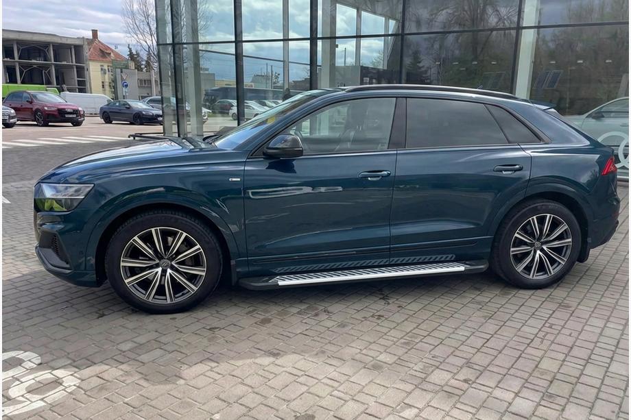 Audi Q8 2018– Bočné prahy Line (2 ks, hliník) Image