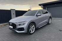 Audi Q8 2018– Bočné nášľapy Vision New Grey (2 ks, hliník) fotografia 1