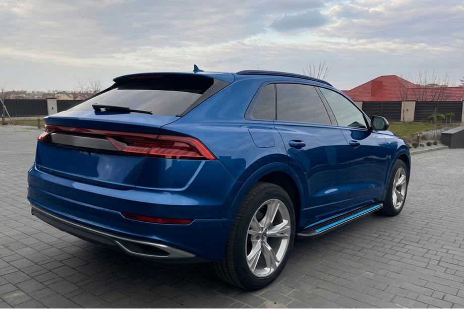Audi Q8 2018– Bočné nášľapy Maya Blue (2 ks, hliník) Image