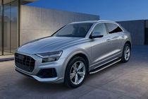 Audi Q8 2018– Bočné nášľapy Duru (2 ks, hliník) fotografia 1