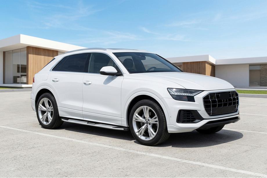 Audi Q8 2018– Mevsim Grey bočné nášľapy (2 ks, hliník) Image