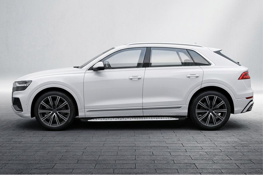 Audi Q8 2018– Bočné nášľapy Shining V1 (2 ks, hliník) Image