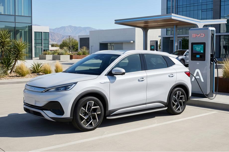 BYD Atto 3 2021– Bočné nášľapy Tayga Grey (2 ks, hliník) Fotografia 1