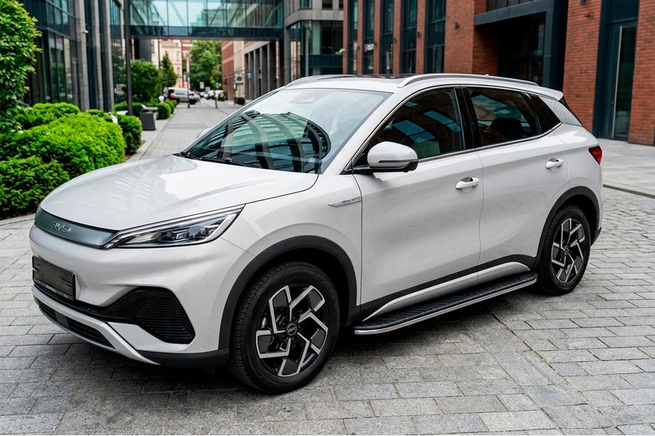 BYD Atto 3 2021– Bočné nášľapy Bosphorus Grey (2 ks, hliník) Fotografia 1