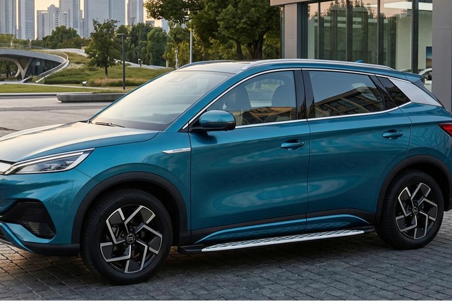 BYD Atto 3 2021– Bočné nášľapy Shining V1 (2 ks, hliník) Fotografia 1