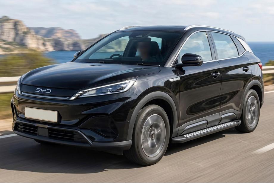 BYD Atto 2/Yuan Up 2024– Bočné nášľapy Vision New Black (2 ks, hliník) Fotografia 1