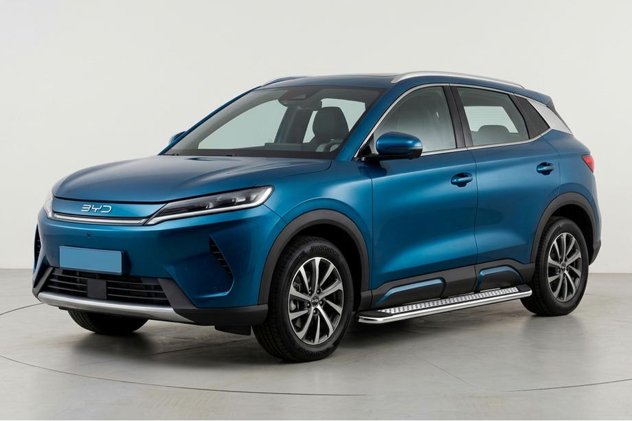 BYD Atto 2/Yuan Up 2024– Bočné prahy Maydos V2 (2 ks, hliník / nehrdzavejúca oceľ) Fotografia 1