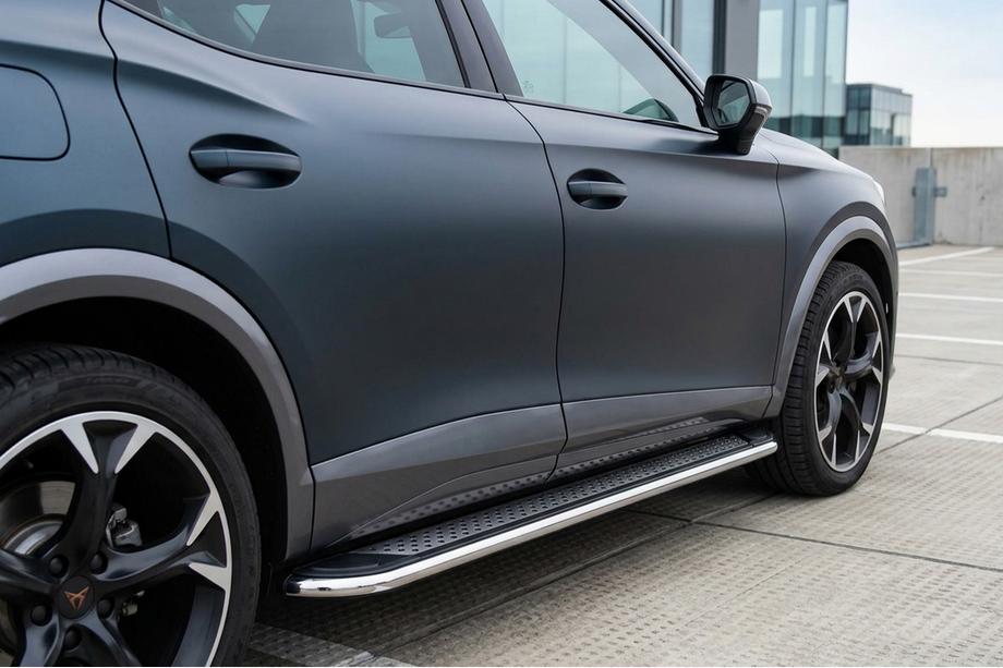 Cupra Formentor 2020– Bočné prahy Maydos V2 (2 ks, hliník / nehrdzavejúca oceľ) Image