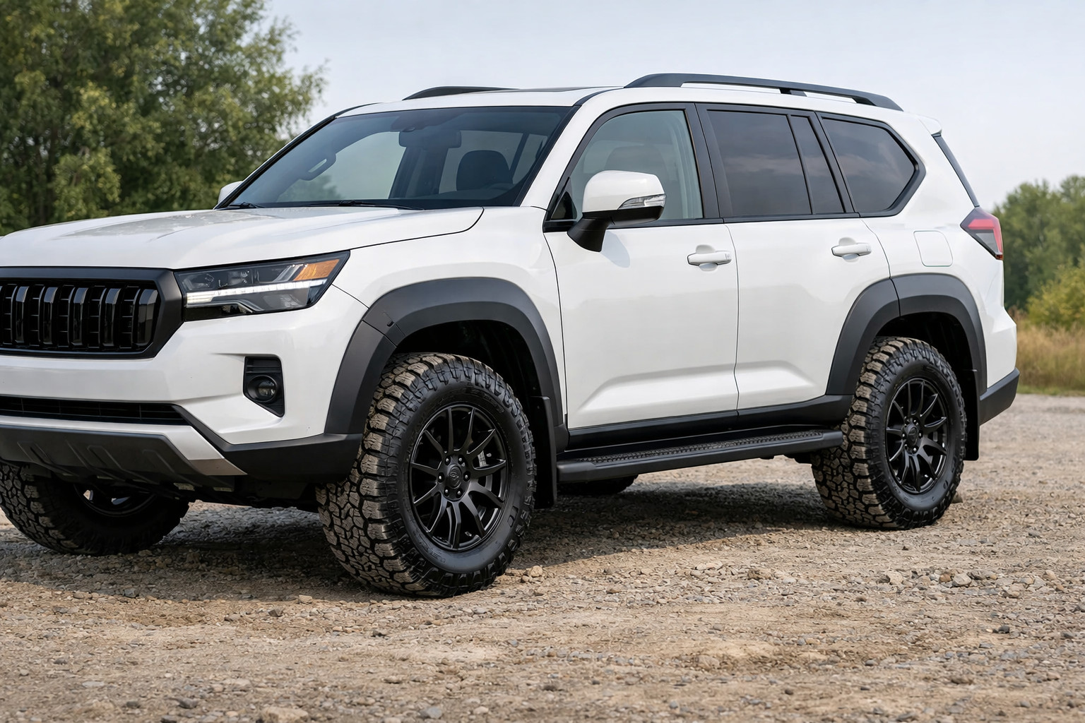 Toyota Land Cruiser Prado 250: čo namontovať proti blatu na bokoch a úzkym podbehom